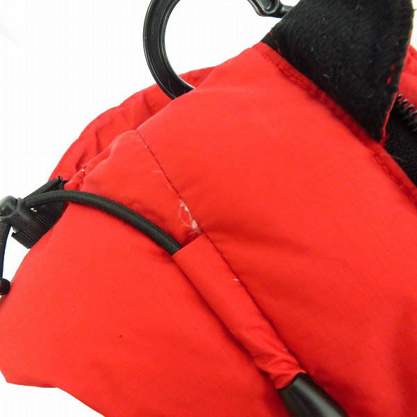 実際に弊社で買取させて頂いたBACK CHANNEL×NANGA/バックチャンネル×ナンガ 16AW HOODED DOWN JACKET 赤/Mの画像 6枚目