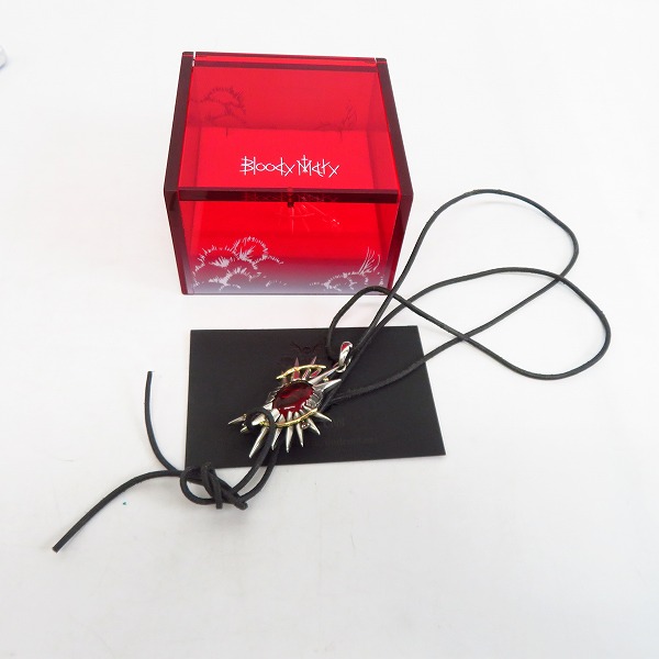 実際に弊社で買取させて頂いた【ギャラ付き】Bloody Mary/ブラッディマリー K18 エス ペンダント レッドアンバーの画像 8枚目