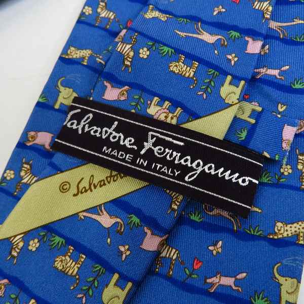 実際に弊社で買取させて頂いたJEAN PAUL GAULTIER/ジャンポールゴルチェ Salvatore Ferragamo/サルヴァトーレフェラガモ 総柄 ネクタイ 3点セットの画像 2枚目