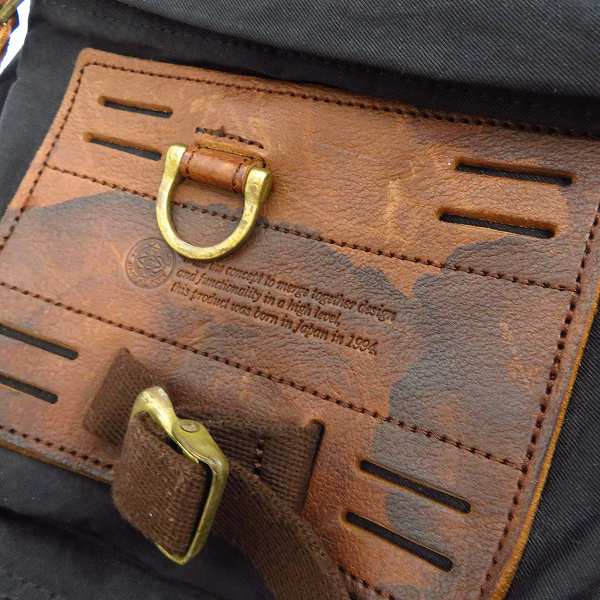 実際に弊社で買取させて頂いたMSPC PRODUCT COMPLETE WORKS/コンプリートワークス レザー切り替え バックパック/リュックの画像 7枚目