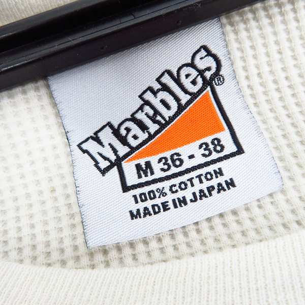 実際に弊社で買取させて頂いたMARBLES/マーブルズ プリント サーマル カットソー 長袖/Mの画像 2枚目
