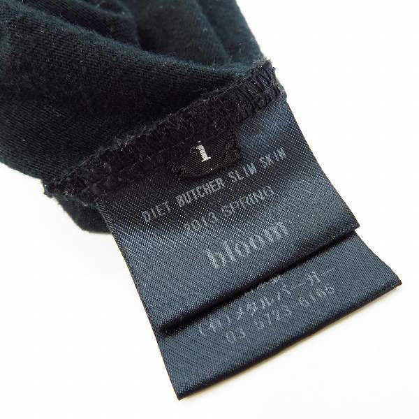 実際に弊社で買取させて頂いたDIET BUTCHER SLIM SKIN/ダイエットブッチャースリムスキン ローズクロス Tシャツ/1の画像 3枚目