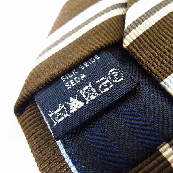 実際に弊社で買取させて頂いたBURBERRY LONDON/バーバリー ロンドン ストライプ柄 シルクネクタイの画像 2枚目