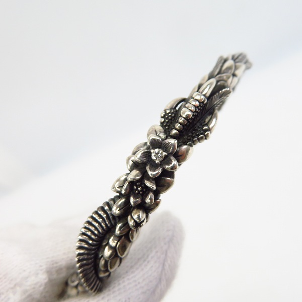 実際に弊社で買取させて頂いた【ギャラ付き】Bloody Mary/ブラッディマリー Linkage S 連鎖 バングル ｗ/ ダイヤモンドの画像 6枚目