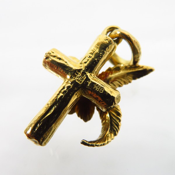 実際に弊社で買取させて頂いた【ギャラ付き】Bloody Mary/ブラッディマリー K18 マグノリア ペンダントトップの画像 3枚目