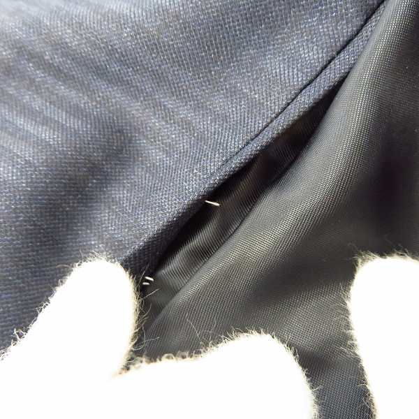 実際に弊社で買取させて頂いたTOMORROWLAND/トゥモローランド ストライプ 3Bスーツ セットアップ 46 の画像 5枚目