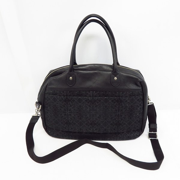 実際に弊社で買取させて頂いたDEAL DESIGN/ディールデザイン キャンバスコンビ キャリースパイダー 2WAY ボストンバッグ の画像 1枚目