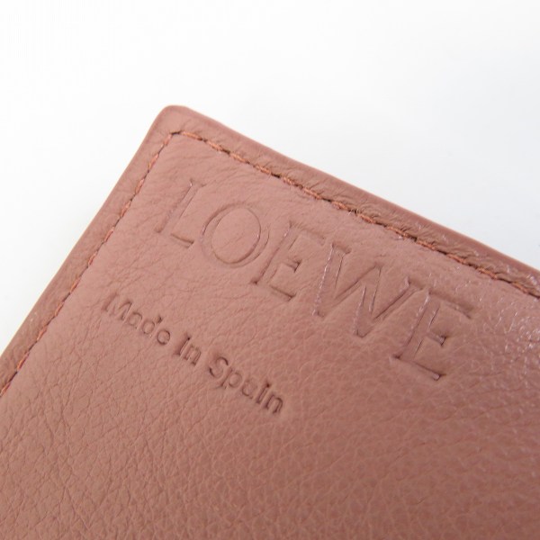 実際に弊社で買取させて頂いたLOEWE/ロエベ レザー 名刺入れ カードケース の画像 4枚目