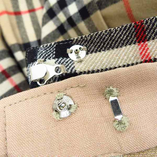 実際に弊社で買取させて頂いた【カスタム】BURBERRY/バーバリー ウールフリルスカート/バーバリーチェックの画像 2枚目