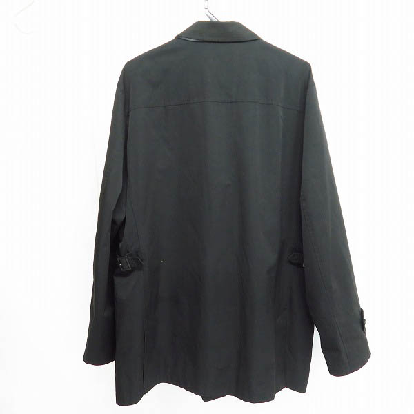 実際に弊社で買取させて頂いたBURBERRY LONDON/バーバリーロンドン レザー切り替え テーラードジャケット/LLの画像 1枚目