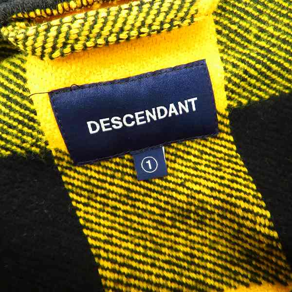 実際に弊社で買取させて頂いたDESCENDANT/ディセンダント 19SS SPICOLI HOODED LS SHIRT/フード ネルシャツ size：1の画像 2枚目