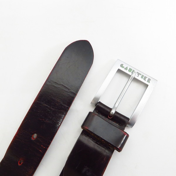実際に弊社で買取させて頂いたJEAN PAUL GAULTIER/ジャンポールゴルチェ レザーベルトの画像 1枚目