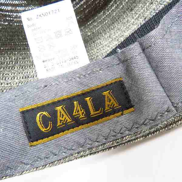実際に弊社で買取させて頂いたCA4LA/カシラ 中折れハット ZKN01721の画像 5枚目