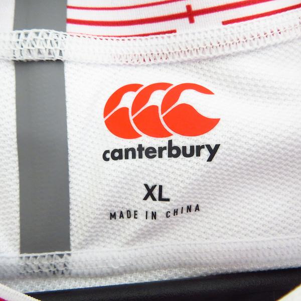 実際に弊社で買取させて頂いたCANTERBURY/カンタベリー ラグビー イングランド レプリカジャージ/XLの画像 2枚目
