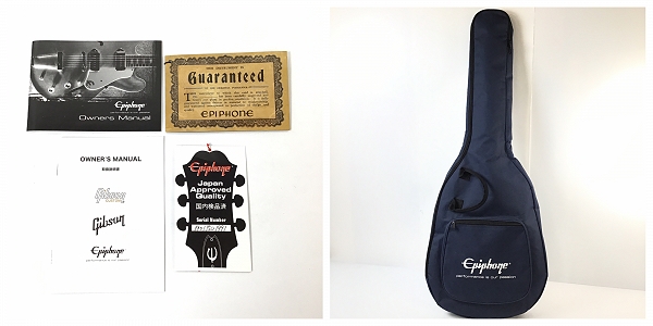 実際に弊社で買取させて頂いた★Epiphone/エピフォン Casino VS カジノ フルアコ エレキギター 動作確認済みの画像 9枚目