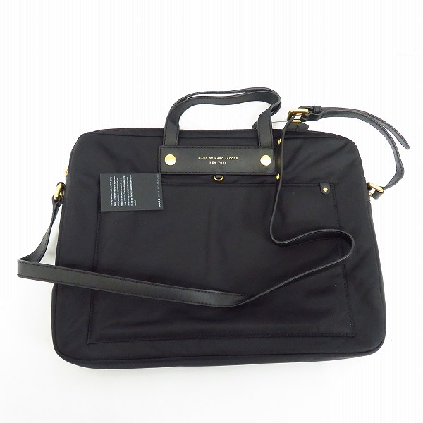 実際に弊社で買取させて頂いた【未使用】MARC BY MARC JACOBS/マークバイマークジェイコブス 2WAY PCケース/ブリーフケース ブラック M0001304
