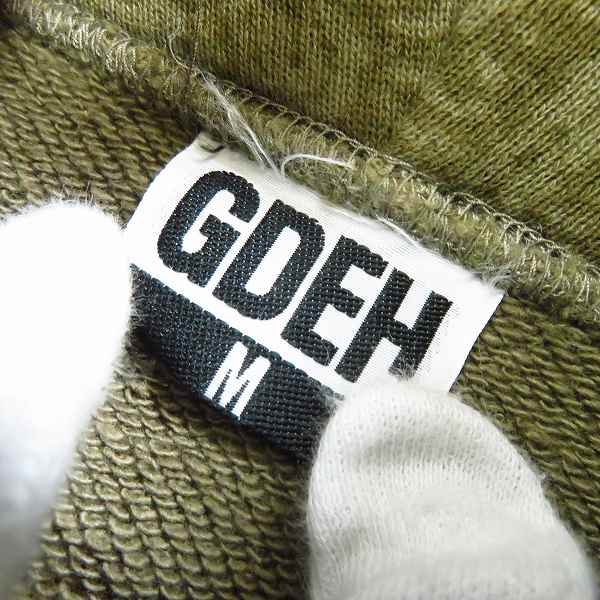 実際に弊社で買取させて頂いたGOODENOUGH/グッドイナフ ロゴデザイン プルオーバーフーディー Mの画像 2枚目