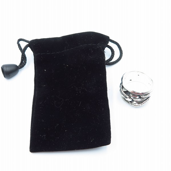 実際に弊社で買取させて頂いたDEAL DESIGN/ディールデザイン トライブスネークワイドリング/17.5号の画像 7枚目