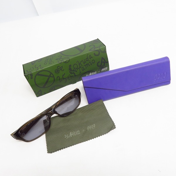 実際に弊社で買取させて頂いた999.9/フォーナインズ 25周年 奥田民生モデル アイウェア/サングラス OT-25NPの画像 9枚目