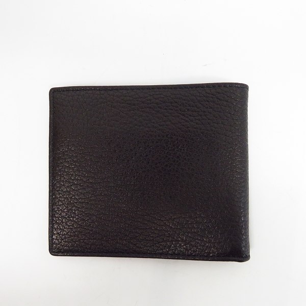 実際に弊社で買取させて頂いたBURBERRYS/バーバリーズ イタリア製 裏地チェック柄 レザー二つ折り財布の画像 2枚目