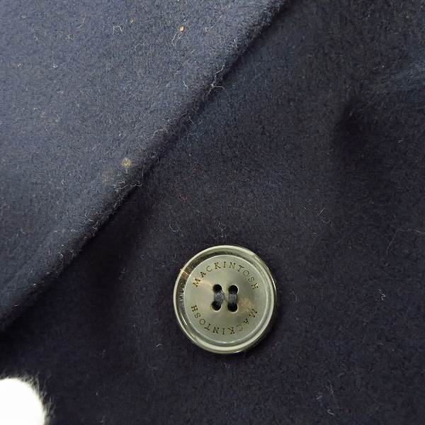 実際に弊社で買取させて頂いたMACKINTOSH/マッキントッシュ ウールツイードコート/40の画像 7枚目