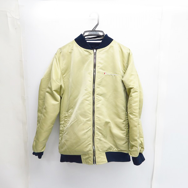 実際に弊社で買取させて頂いたChampion/チャンピオン×atmos/アトモス LAB REVERSIBLE JACKET/リバーシブルジャケット C8-S613 size：Mの画像 2枚目