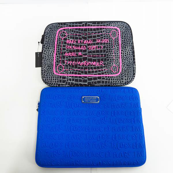 実際に弊社で買取させて頂いた【未使用】MARC BY MARC JACOBS/マークバイマークジェイコブス PC タブレットケース M0003461/M6123052 2点セット