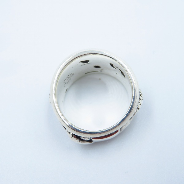 実際に弊社で買取させて頂いたDEAL DESIGN/ディールデザイン トライブスネークワイドリング/17.5号の画像 4枚目