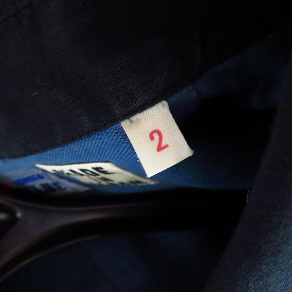 実際に弊社で買取させて頂いたBLUE BLUE/ブルーブルー ARIGATO 麻混  コート/2の画像 3枚目