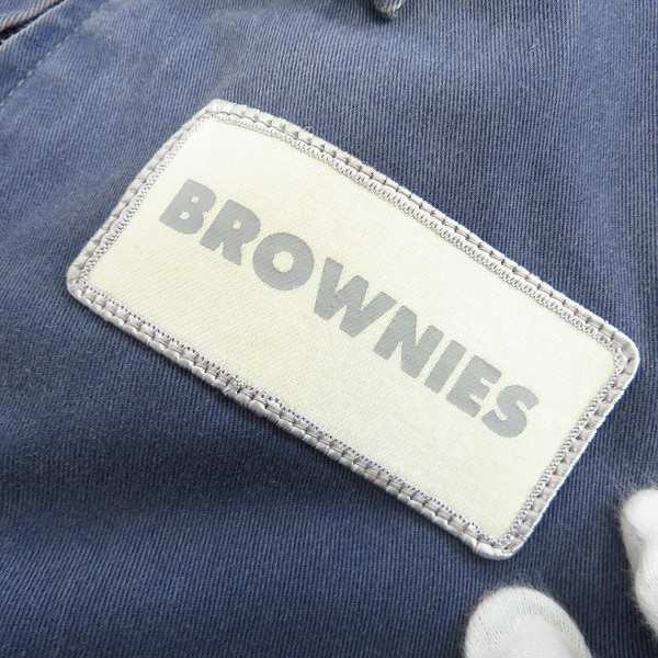 実際に弊社で買取させて頂いたBLUE BLUE/ブルーブルー BROWNIES スクエアワッペン ライナー付き ワークジャケット/2の画像 7枚目