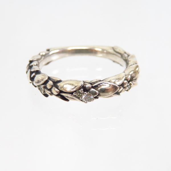 実際に弊社で買取させて頂いた【ギャラ付き】Bloody Mary/ブラッディマリー Snowdrop/スノー ドロップ リング w/3ダイヤ 17号