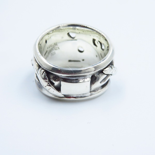 実際に弊社で買取させて頂いたDEAL DESIGN/ディールデザイン トライブスネークワイドリング/17.5号の画像 3枚目