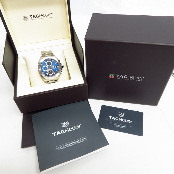 実際に弊社で買取させて頂いた【ギャラ付き】TAG Heuer/タグ・ホイヤー フォーミュラ１ クロノグラフ 自動巻き CAZ2015 BA0876