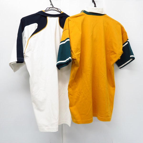 実際に弊社で買取させて頂いたCanterbury/カンタベリー オーストラリア代表  Wallabies/ワラビーズ 半袖ラガーシャツ size：M 2点セットの画像 1枚目