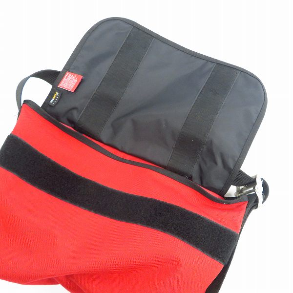 実際に弊社で買取させて頂いたManhattan Portage/マンハッタンポーテージ メッセンジャーバッグ レッド/赤の画像 7枚目