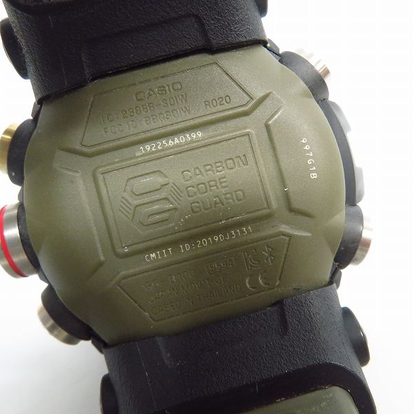 実際に弊社で買取させて頂いたG-SHOCK/Gショック MUDMASTER マッドマスター Bluetooth搭載 カーボンコアガード GG-B100-1A3JFの画像 4枚目