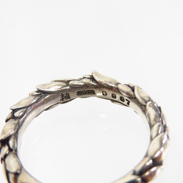 実際に弊社で買取させて頂いた【ギャラ付き】Bloody Mary/ブラッディマリー Snowdrop/スノー ドロップ リング w/3ダイヤ 17号の画像 3枚目