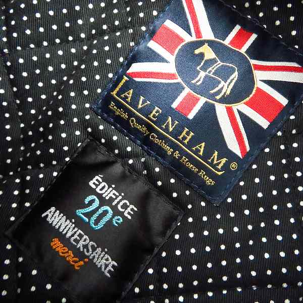 実際に弊社で買取させて頂いたEDIFICE×LAVENHAM/エディフィス×ラベンハム 別注 20周年 チェック柄 キルティングジャケット/36の画像 3枚目