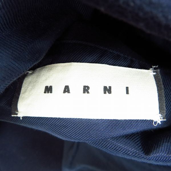 実際に弊社で買取させて頂いたMARNI/マルニ COMMESSA メルトン ウール ショート コート/ジャケット/44の画像 2枚目
