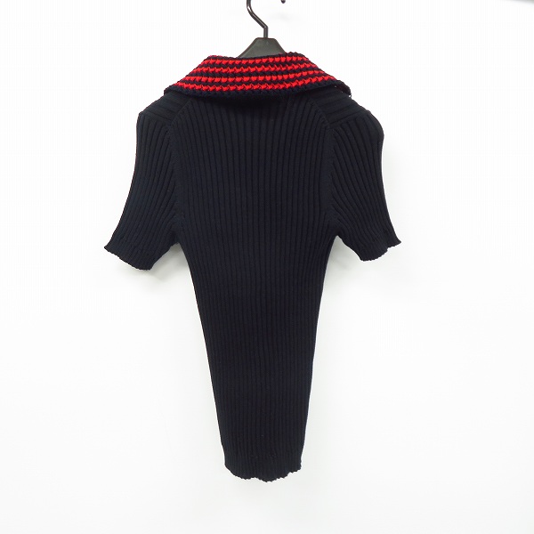 PRADA/プラダ レディース レッドラインデザイン Vネック