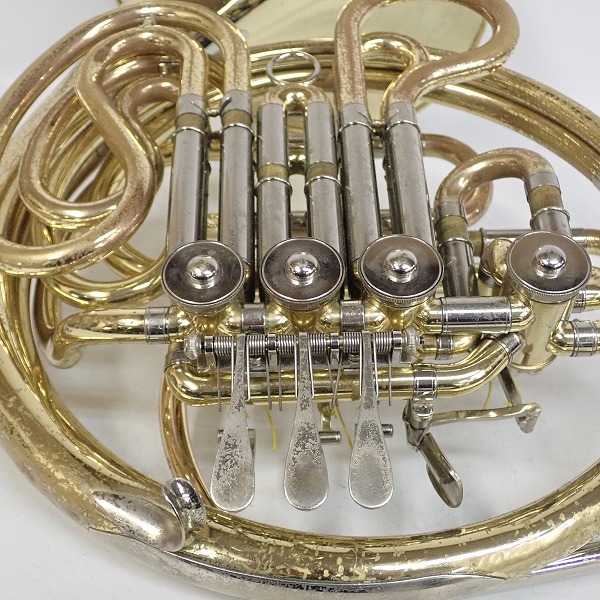 実際に弊社で買取させて頂いた★【ジャンク】YAMAHA/ヤマハ YHR-664/YHR664 フレンチホルン ゴールド ハードケース付の画像 6枚目