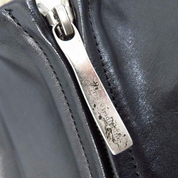 実際に弊社で買取させて頂いたThe Viridi-anne/ヴィリジアン ホースレザー シングルライダースジャケット VI-2253-06/3の画像 8枚目