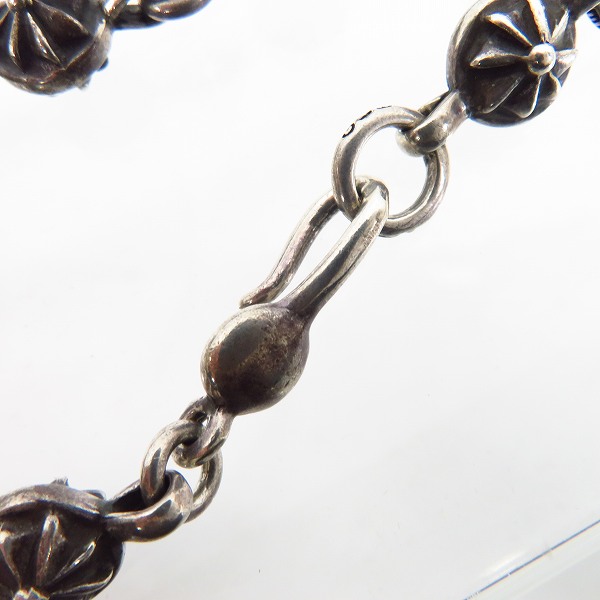 実際に弊社で買取させて頂いた【ギャラ付き】STANLEY GUESS/スタンリーゲス ファンクロスボール ブレスレットの画像 2枚目