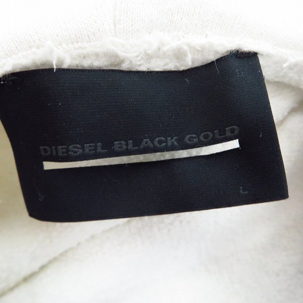 実際に弊社で買取させて頂いたDIESEL BLACK GOLD/ディーゼルブラックゴールド プルオーバーパーカー Lの画像 2枚目