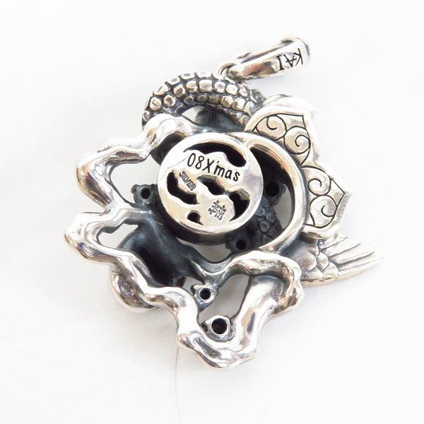 実際に弊社で買取させて頂いたBloody Mary/ブラッディマリー KAI 2008Xmas 太極図 ペンダントトップの画像 2枚目