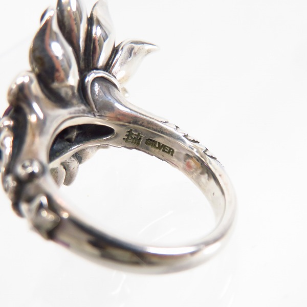 実際に弊社で買取させて頂いた【ギャラ付き】Bloody Mary/ブラッディマリー サマフェス限定 ルミネセンス リングｗ/アメジスト＆ホワイトトパーズ/15号の画像 4枚目