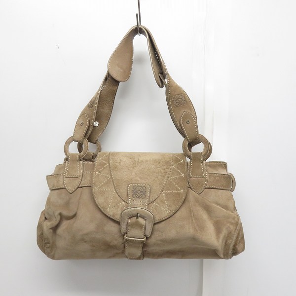 実際に弊社で買取させて頂いたLOEWE/ロエベ スエードショルダーバッグ/ハンドバッグ