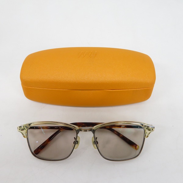 実際に弊社で買取させて頂いた999.9/フォーナインズ ミックスフレーム アイウェア/メガネフレーム M-46の画像 7枚目