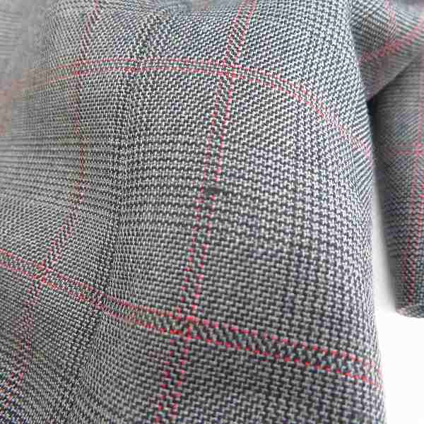 実際に弊社で買取させて頂いたLOUNGE LIZARD/ラウンジリザード チェック柄 チェスターコート 2の画像 5枚目