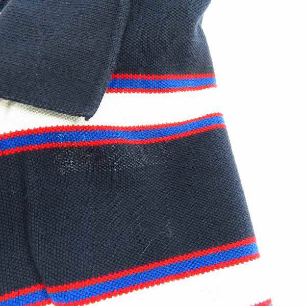 実際に弊社で買取させて頂いたadidas/アディダス NAUTICA/ノーティカ LACOSTE/ラコステ ポロシャツ ボーダー柄等 5点セット L/O/5の画像 4枚目